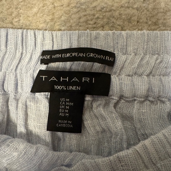 100% Linen Maxi Skirt - size M #linen, # skirt - Picture 2 of 3